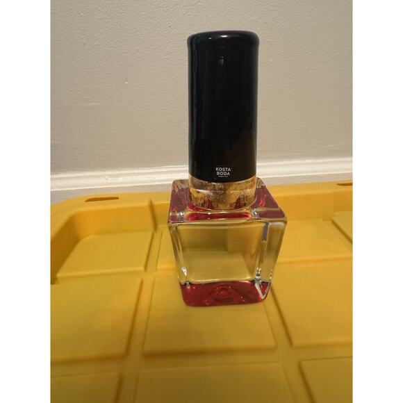 Kosta Boda Glass Make Up Nail Polish Figurine Glam Paperweight - Picture 1 of 6